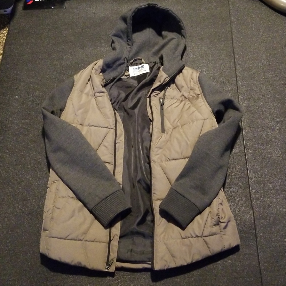 💥Young mens urban pipeline casual hooded jacket